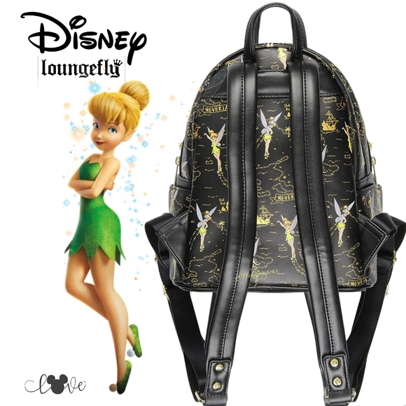 NWT Tinkerbell π§Officially Licensed Loungefly Disney Backpack Disney Tink Magic - Picture 9 of 16